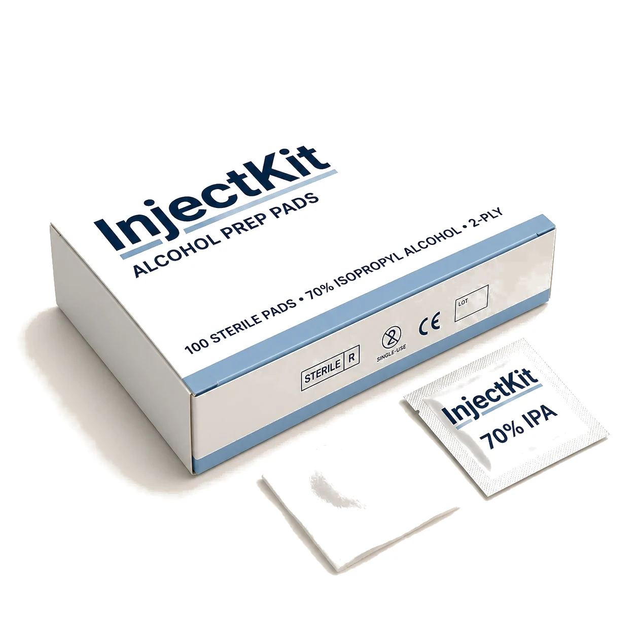 Alcohol Prep Pads (50-pack)