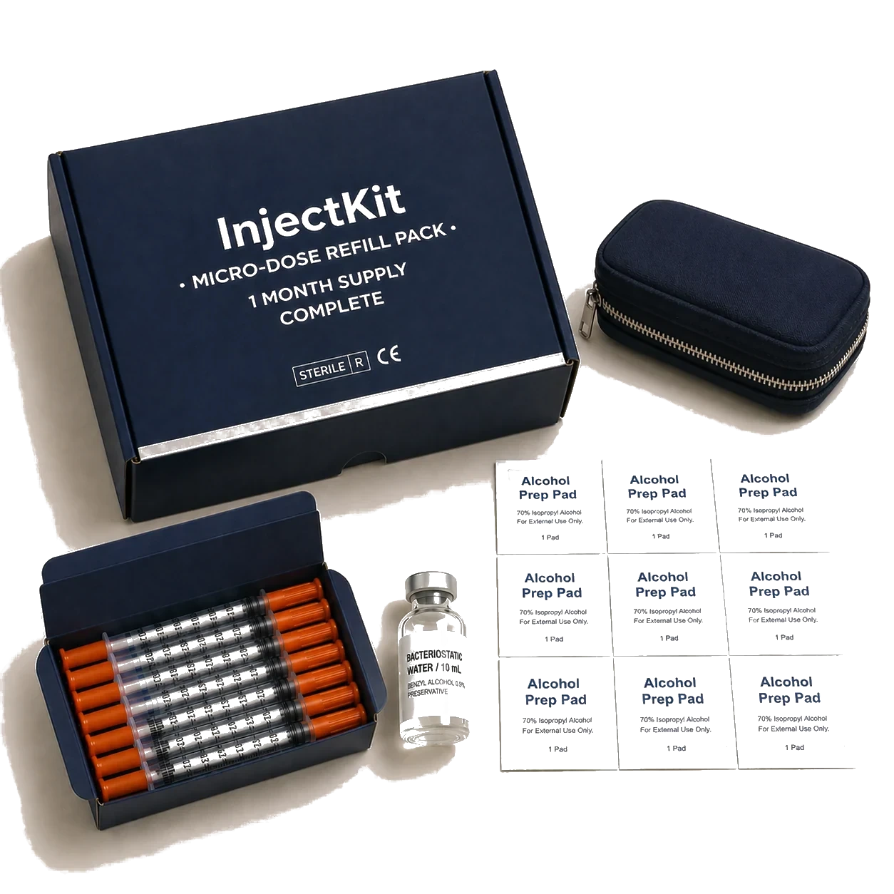 Micro-Dose Refill — 31G × 8 mm 0.3 mL precision syringes