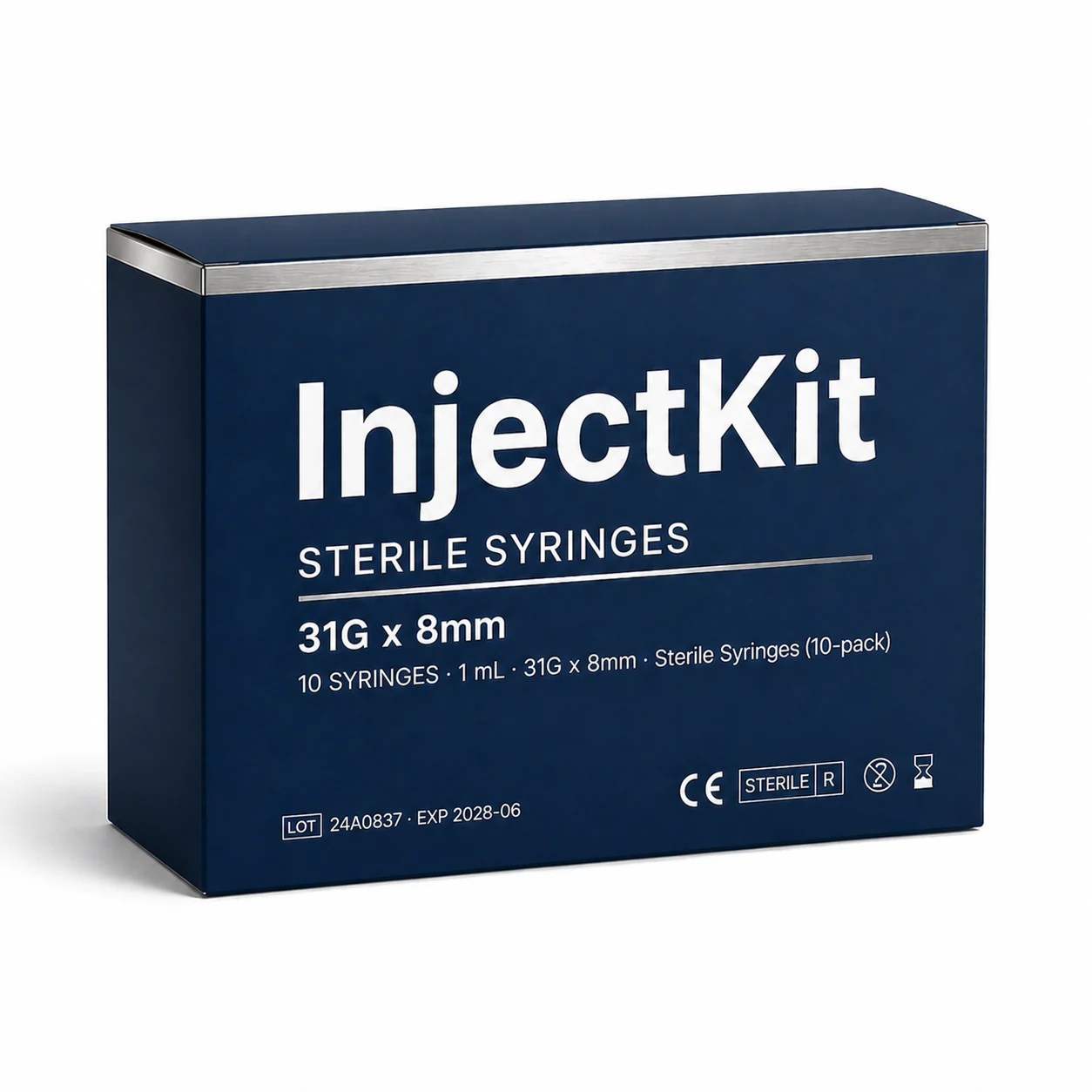 31G x 8mm Sterile Syringes
